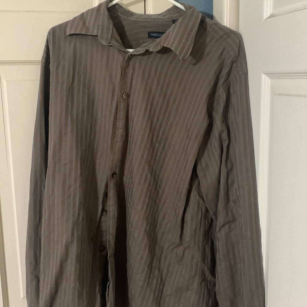 Brown dress shirt